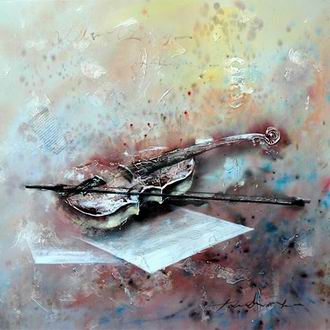 Musical Instrument oil painting